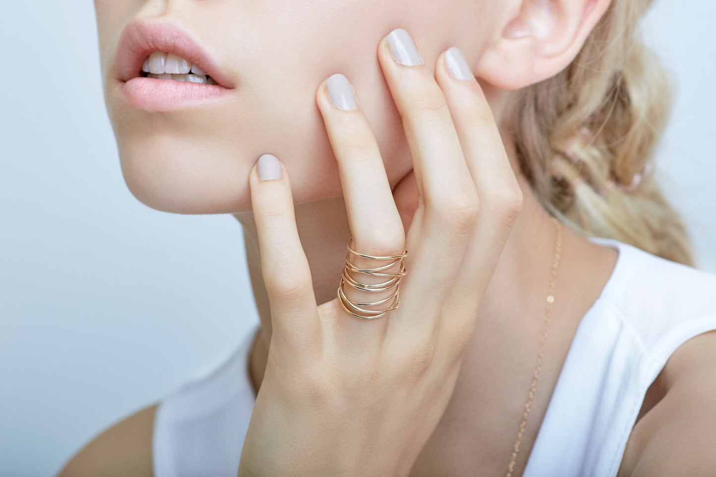 Infinity 14k Gold Fill Spiral Ring