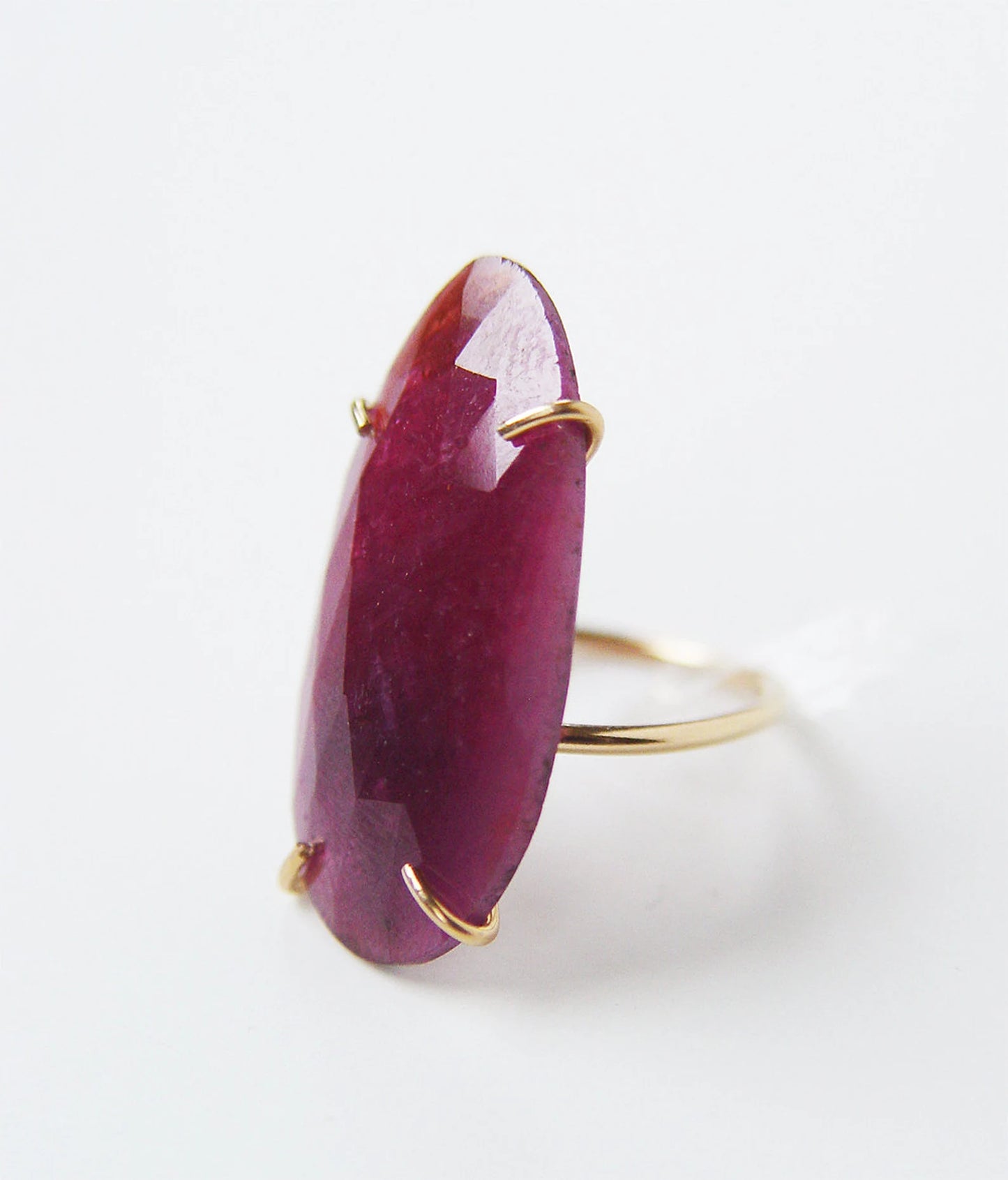 Handmade 14k Gold Filled Ruby Ring: Burgundy Red Statement Jewelry - Fall  Bohemian Bride Wedding